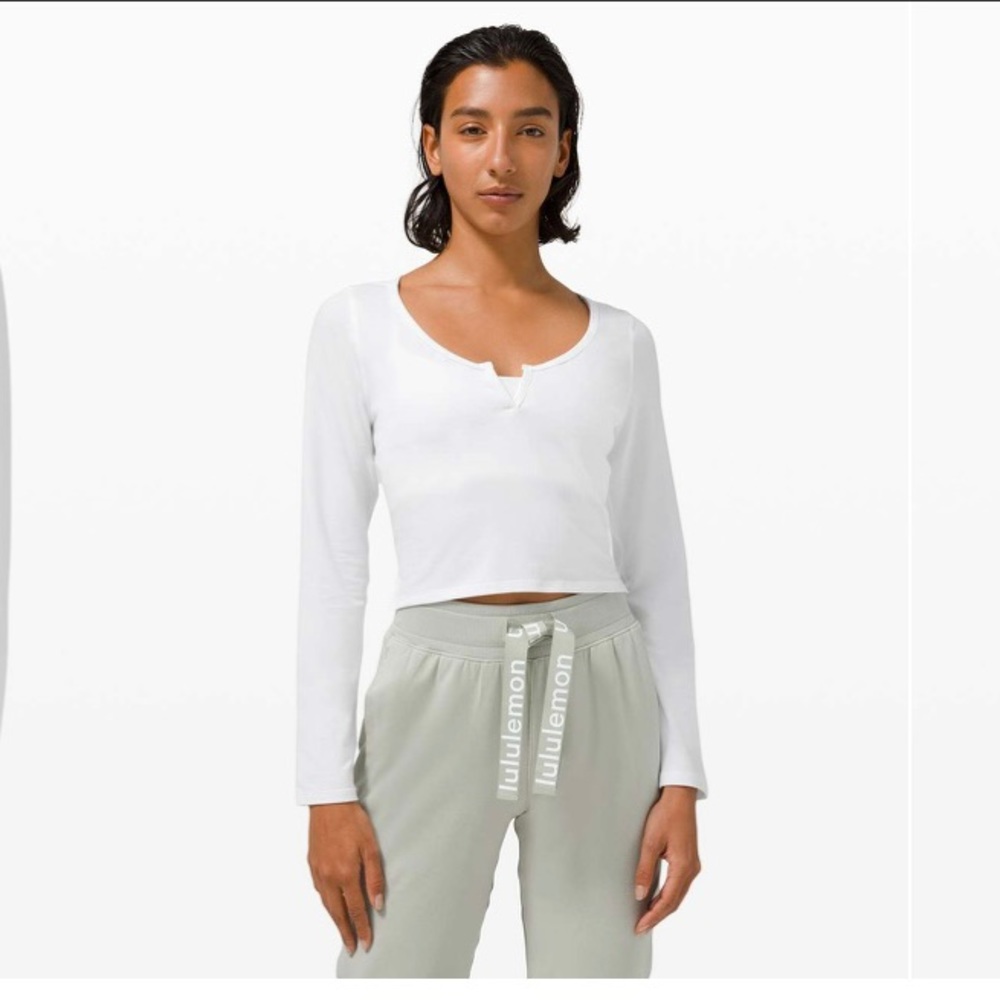 lululemon White Henley